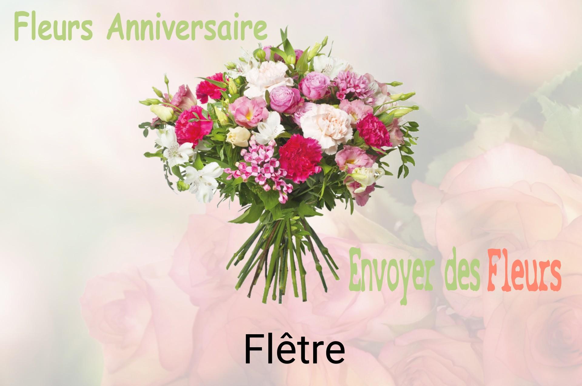 Bouquet de fleurs d’anniversaire livré à Flêtre